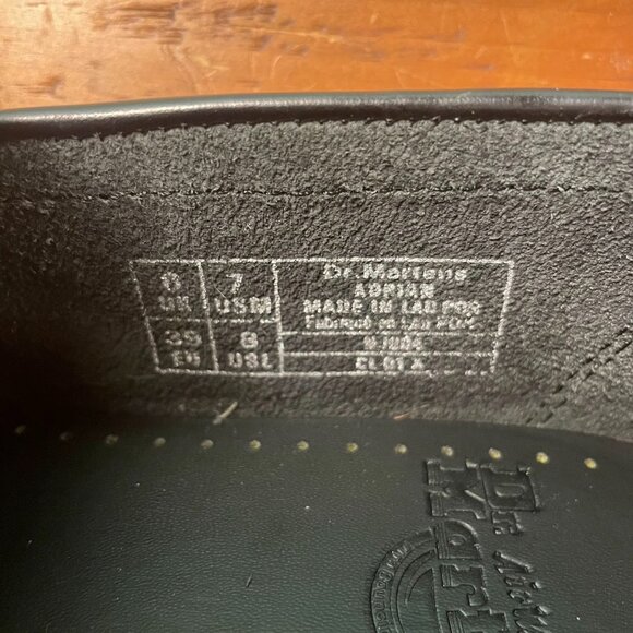 Dr. Martens Adrian Smooth Leather Tassel Loafer - Black - Size 8 / EU 39 - Picture 7 of 7